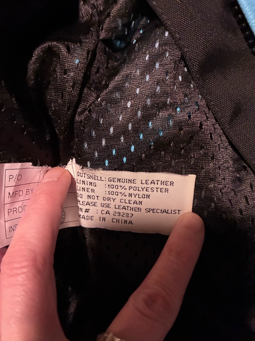 Joe Rocket leather motorcycle jacket, size large, good used condition - Picture 13 of 13